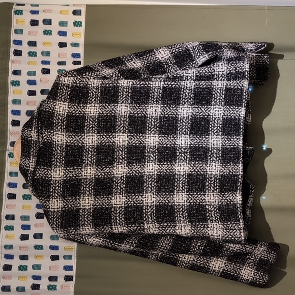 gorgeous plaid washable dbl breasted blazer - Picture 4 of 4